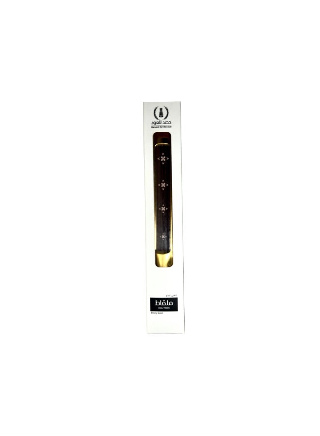 HASD-OUD Al-Ezz Package | Quarter Kilo of Super Maroki Agarwood | "Sword and Palm Tree" Lock Bag | Large Incense Burner | Luxury Mabthoot | Air Freshener 220ml | Charcoal Box | Tongs | Lighter - Image 5